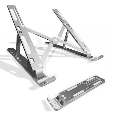“Strong and adjustable laptop stand for comfortable work.”