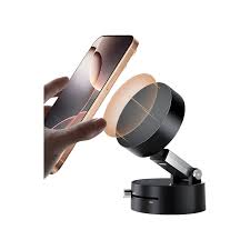 “Strong vacuum phone holder – sticks anywhere and holds your phone safely.”